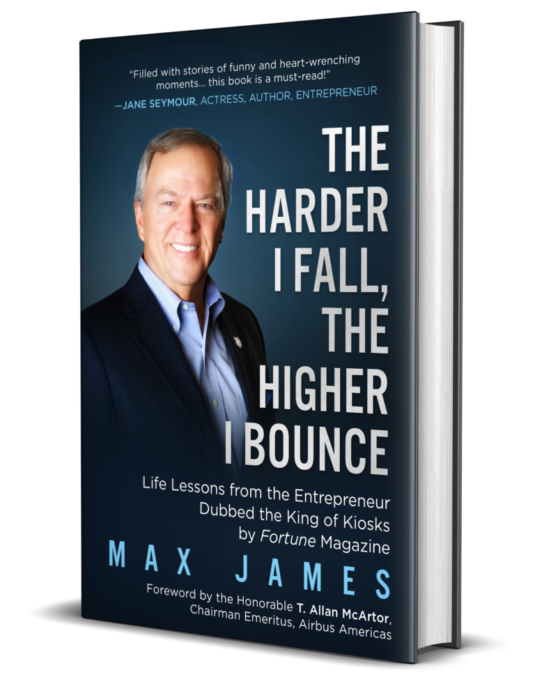 Pick up a copy of Max James new book The Harder I Fall, The Higher I Bounce.