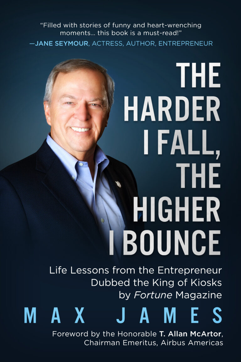 Max James new book The Harder I Fall, The Higher I Bounce.