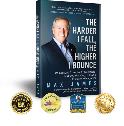The Harder I Fall, The Higher I Bounce by Max James has one a few prestigious awards...